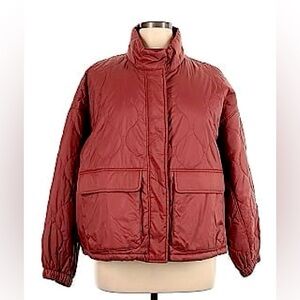Women’s Packable Oversized Water-Resistant Quilted Jacket Size XL